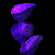 Chrysocolla Shattuckite Malachite 3 natural stones 10g in UV light - Rocks and Things Store