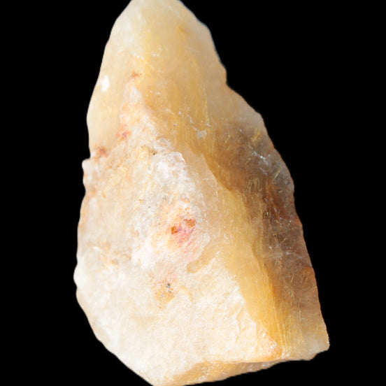 Golden Hair Rutile Quartz 46*26mm 25.6g in sunlight - Rocks and Things Store