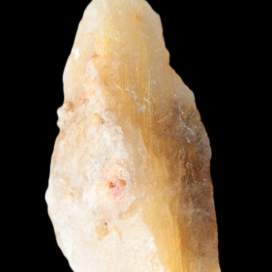 Golden Hair Rutile Quartz 46*26mm 25.6g in sunlight - Rocks and Things Store