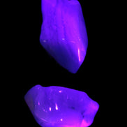 Blue Lace Agate 2 polished stones 10g in UV light Rocks and Things Store