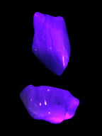 Blue Lace Agate 2 polished stones 10g in UV light Rocks and Things Store