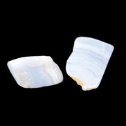 Blue Lace Agate 2 polished stones 10g in sunlight Rocks and Things Store
