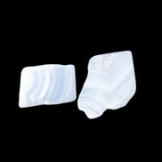 Blue Lace Agate 2 polished stones 10g in sunlight Rocks and Things Store