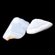 Blue Lace Agate 2 polished stones 10g in sunlight Rocks and Things Store