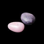 Purple/Lilac Kunzite 2 polished crystals 10g in sunlight - Rocks and Things Store