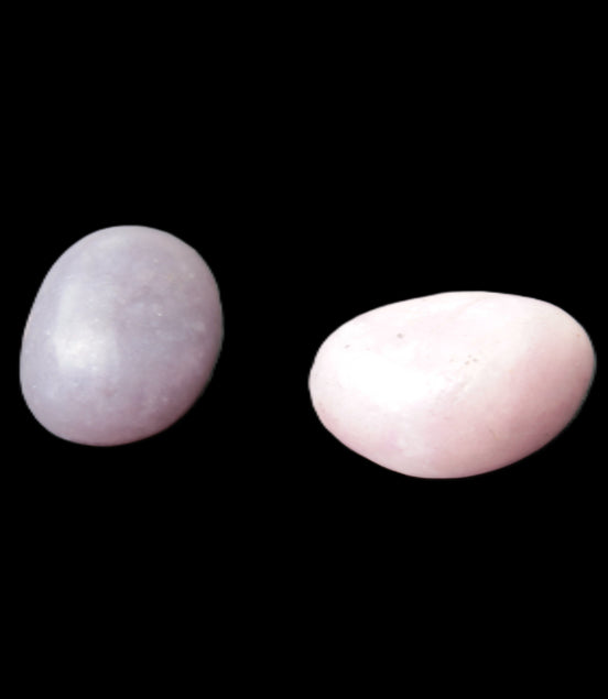 Purple/Lilac Kunzite 2 polished crystals 10g in sunlight - Rocks and Things Store