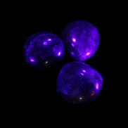 Neon Blue Apatite 3 tumbled stones 16-17g Rocks and Things Store