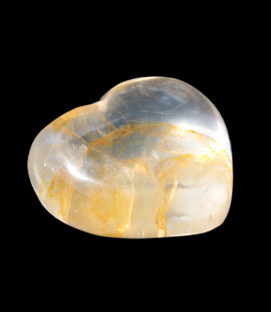Quartz heart from Madagascar 39*18*35mm 34g