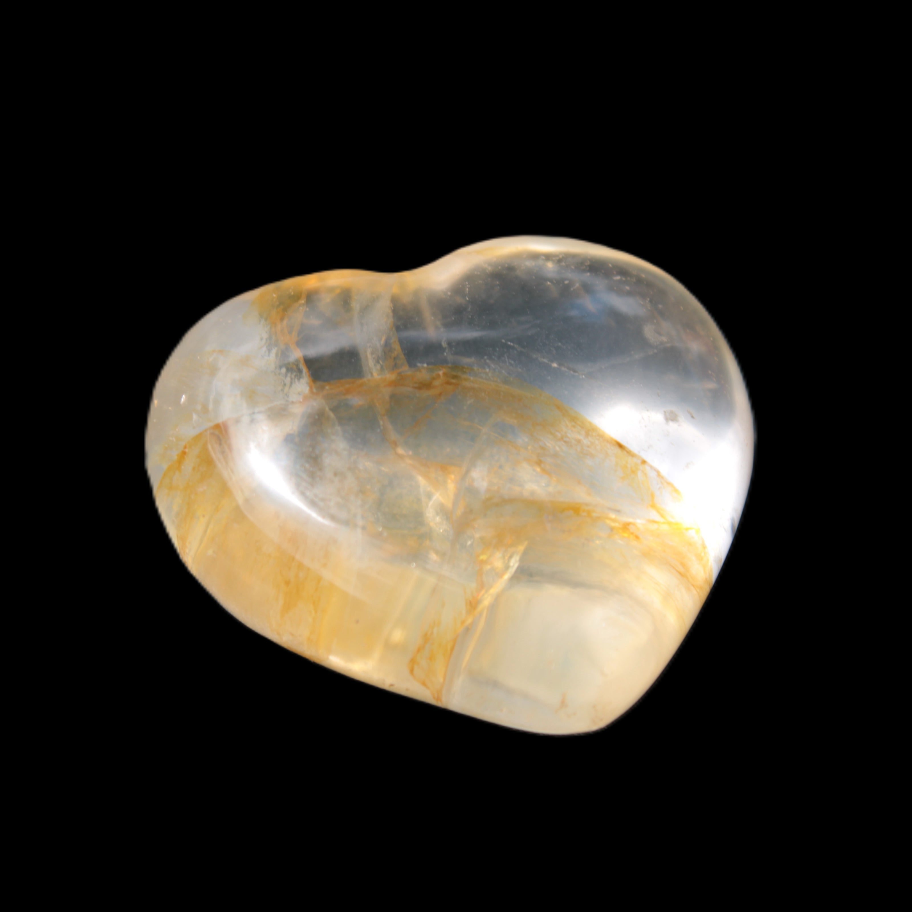 Quartz heart from Madagascar 39*18*35mm 34g