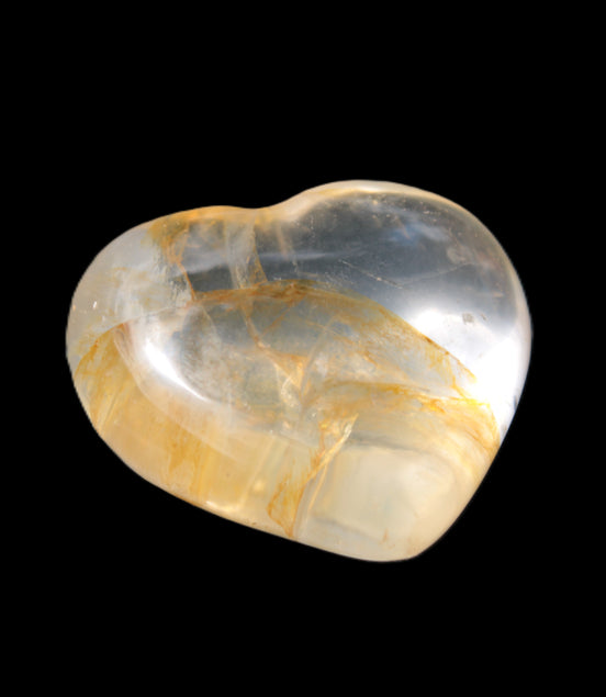 Quartz heart from Madagascar 39*18*35mm 34g