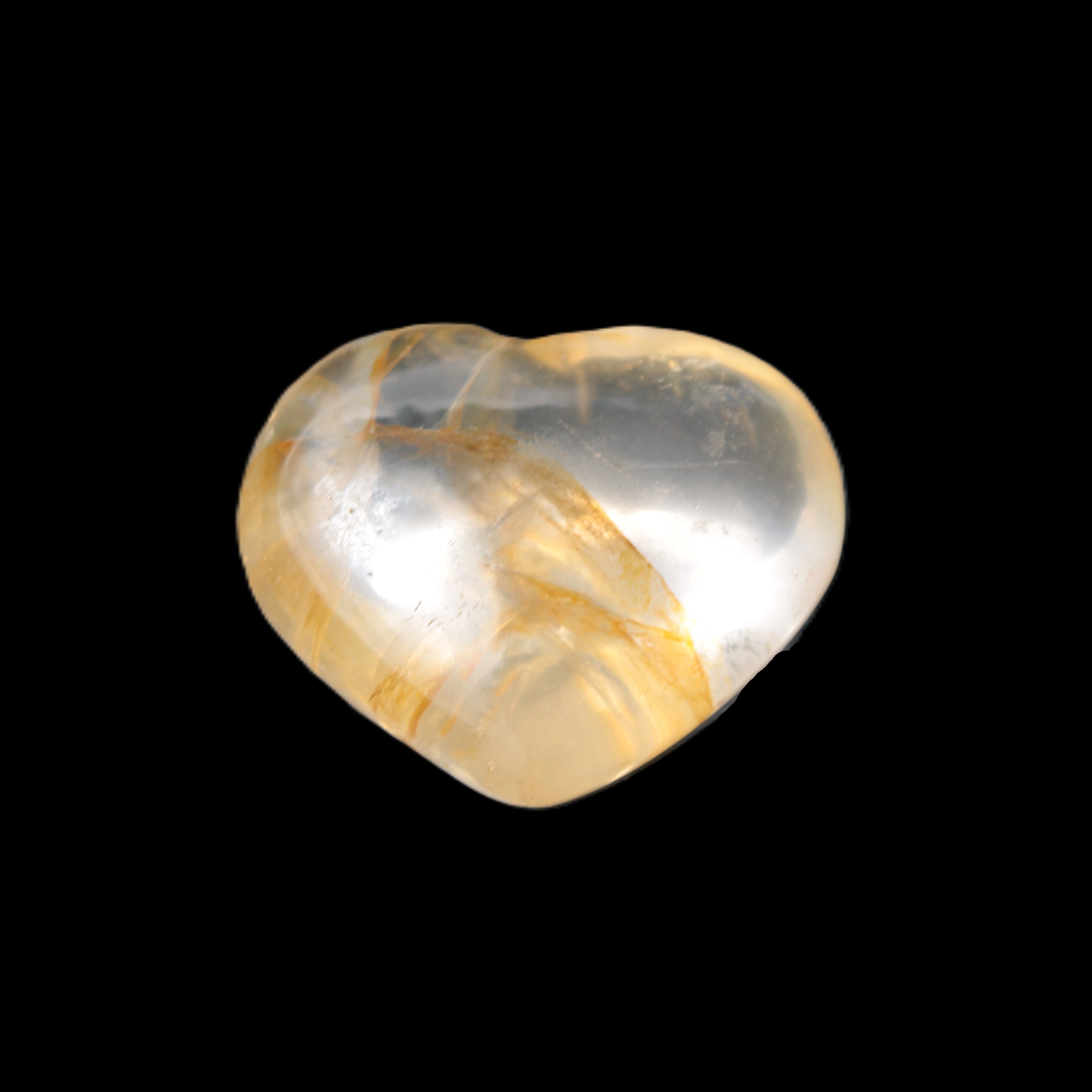 Quartz heart from Madagascar 39*18*35mm 34g