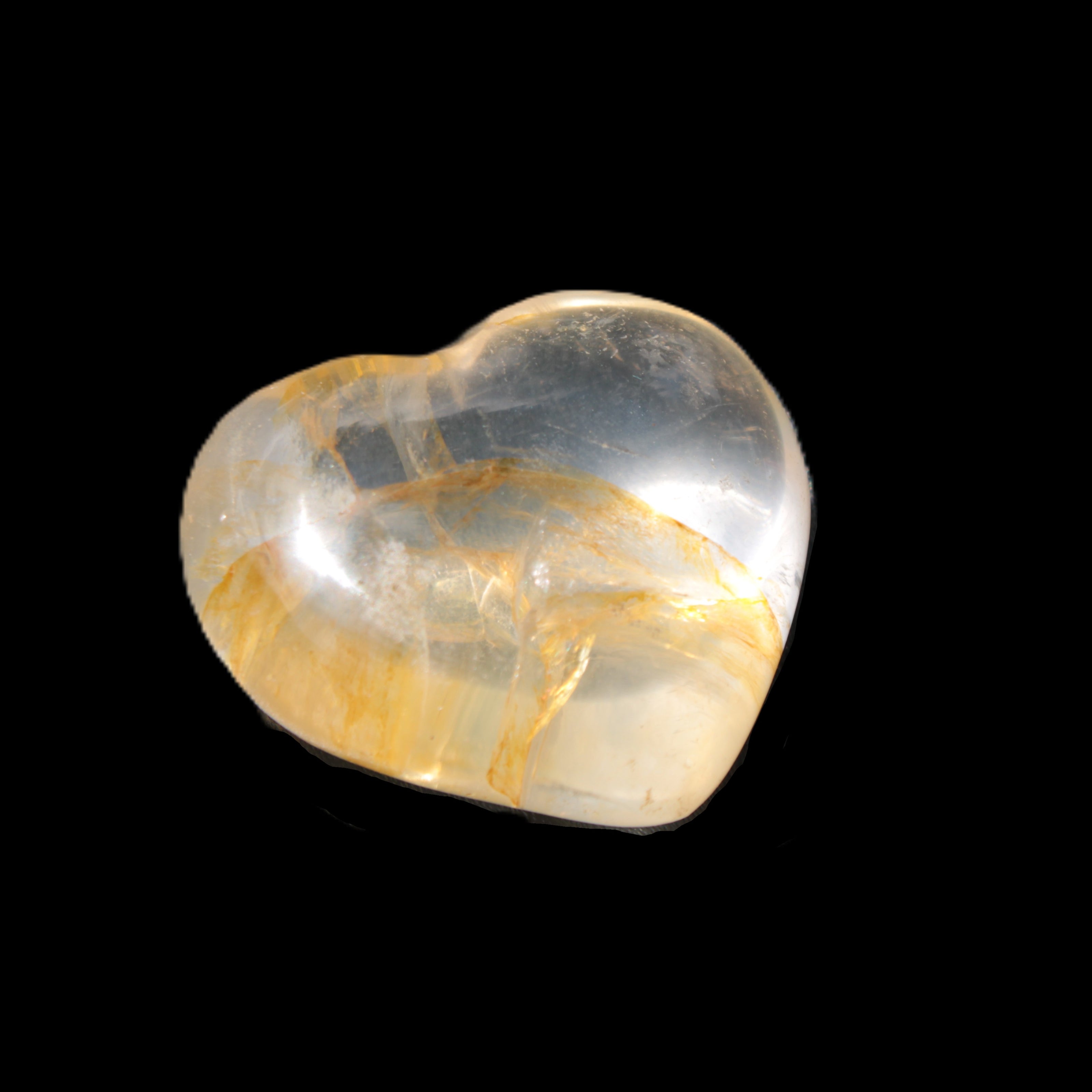 Quartz heart from Madagascar 39*18*35mm 34g