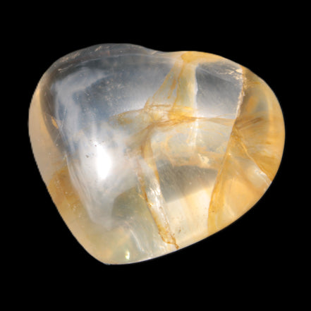 Quartz heart from Madagascar 39*18*35mm 34g