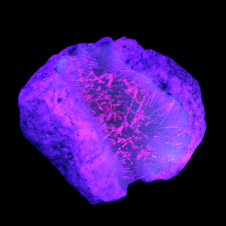 Goethite on Zeolite geode 74*85*77mm from Madagascar 487g
