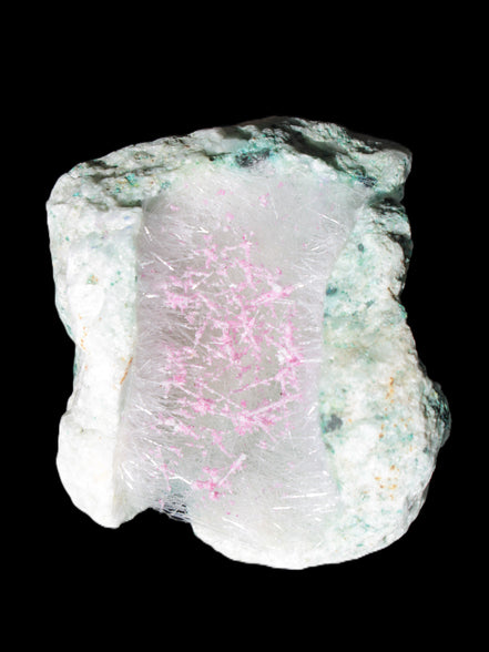 Goethite on Zeolite geode 74*85*77mm from Madagascar 487g