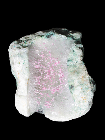 Goethite on Zeolite geode 74*85*77mm from Madagascar 487g