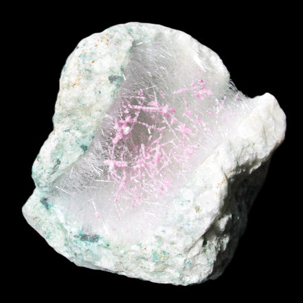 Goethite on Zeolite geode 74*85*77mm from Madagascar 487g