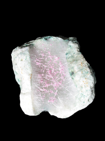 Goethite on Zeolite geode 74*85*77mm from Madagascar 487g