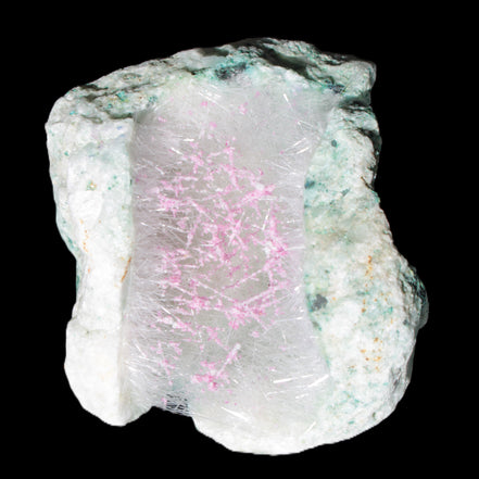 Goethite on Zeolite geode 74*85*77mm from Madagascar 487g