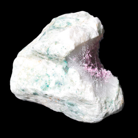 Goethite on Zeolite geode 74*85*77mm from Madagascar 487g