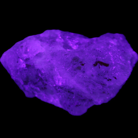 Golden Arusha Quartz 45g in UV light - Rocks and Things Store