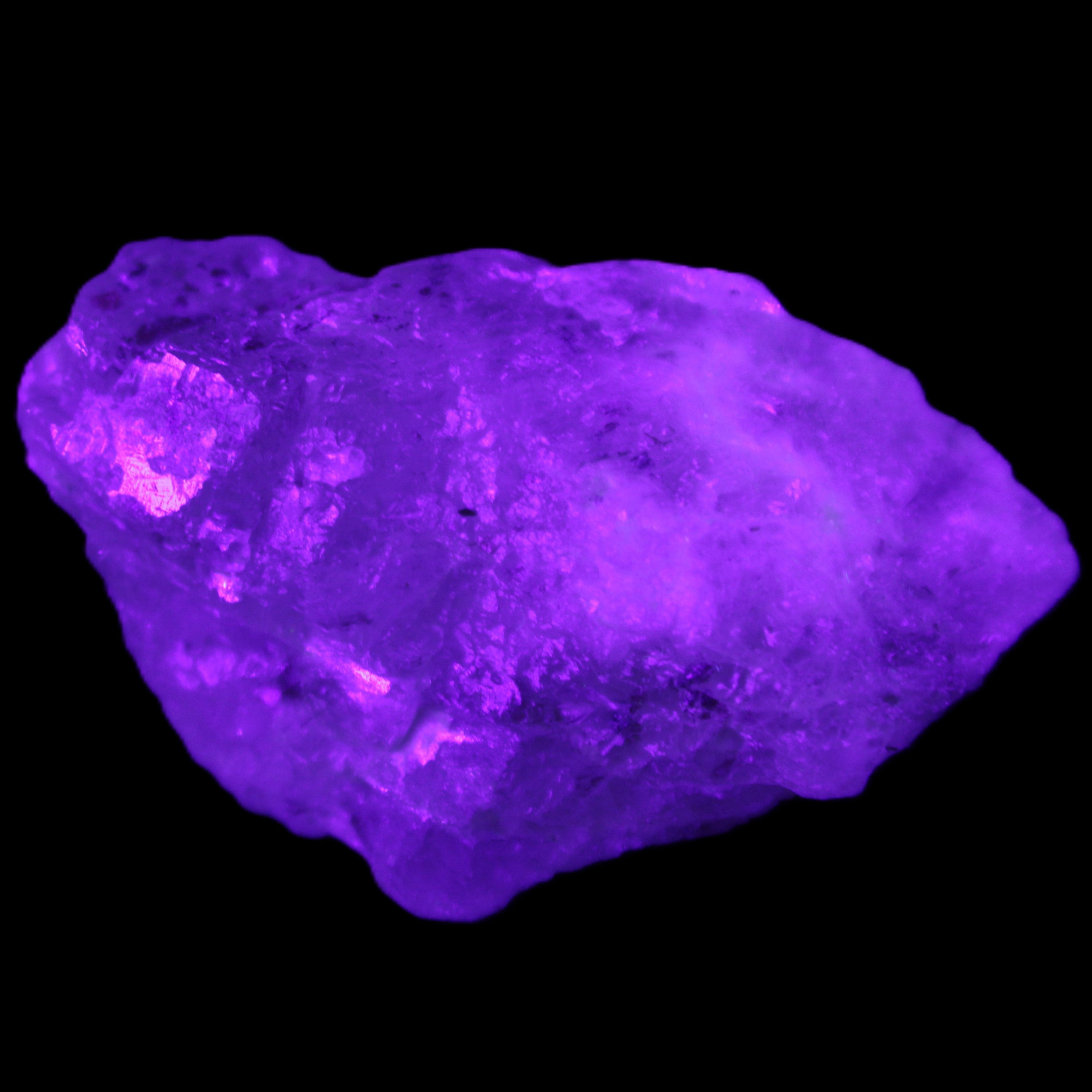 Golden Arusha Quartz 45g in UV light - Rocks and Things Store