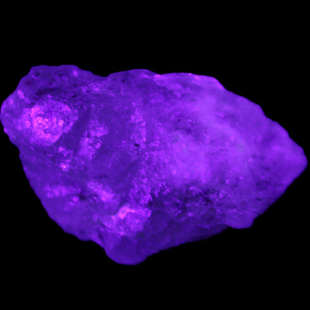 Golden Arusha Quartz 45g in UV light - Rocks and Things Store