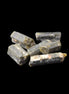 Green Tourmaline 6 short natural crystals 6g in sunlight - Rocks and Things Store