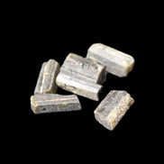 Green Tourmaline 6 short natural crystals 6g in sunlight - Rocks and Things Store