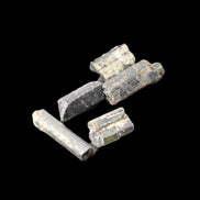 Green Tourmaline 6 short natural crystals 6g in sunlight - Rocks and Things Store