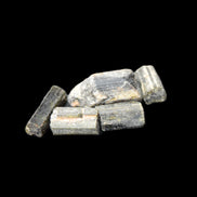 Green Tourmaline 6 short natural crystals 6g in sunlight - Rocks and Things Store