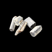 Green Tourmaline 6 short natural crystals 6g in sunlight - Rocks and Things Store