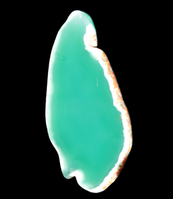 Green Agate 70*5*40mm slice 24g Rocks and Things Store