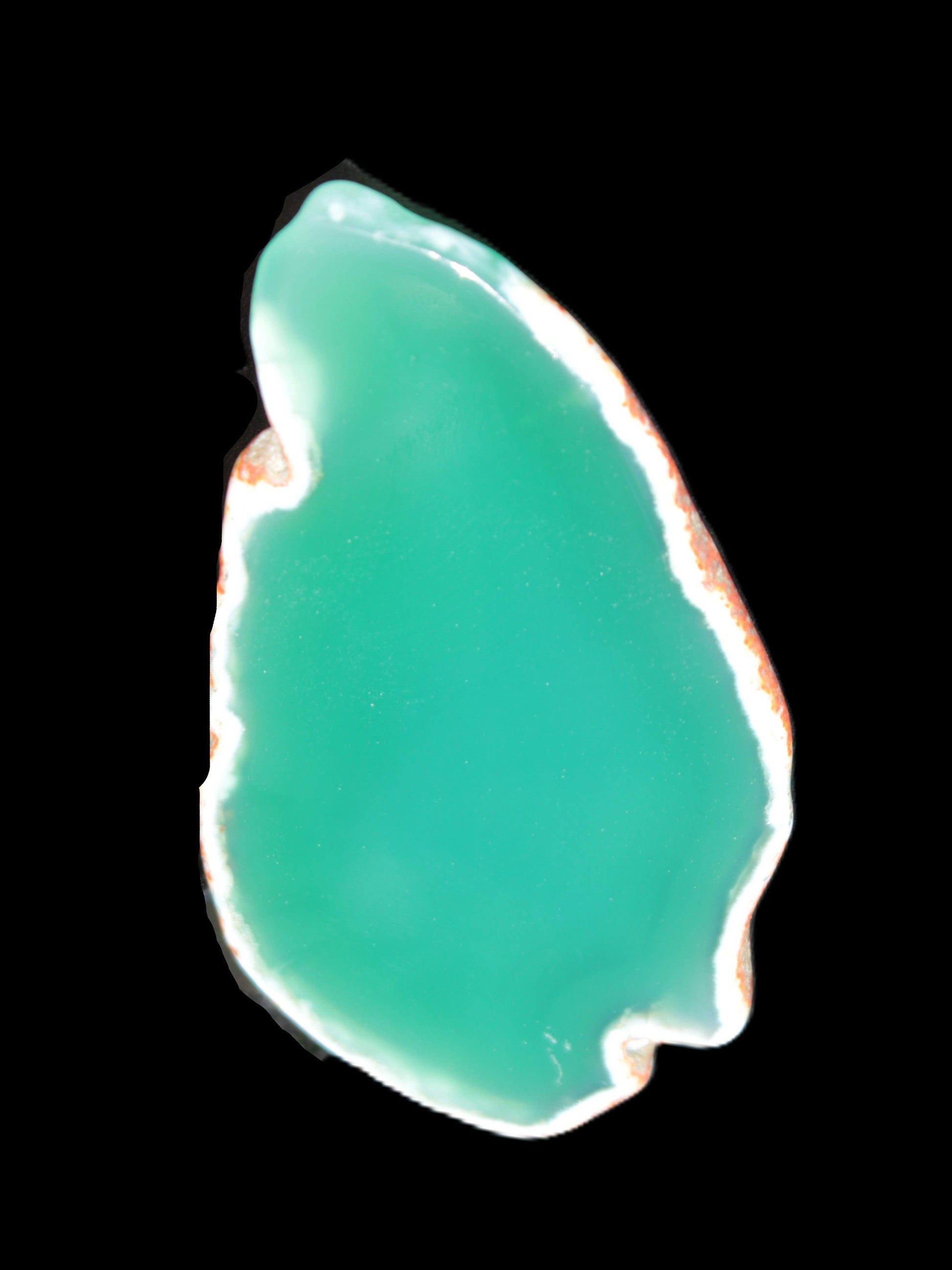 Green Agate 70*5*40mm slice 24g Rocks and Things Store