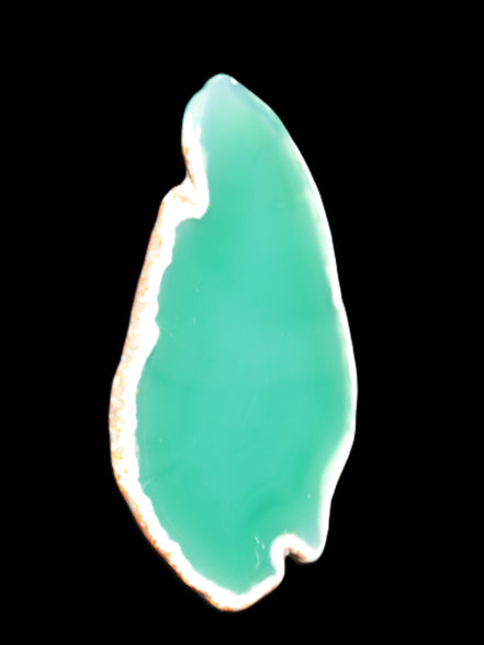 Green Agate 70*5*40mm slice 24g Rocks and Things Store