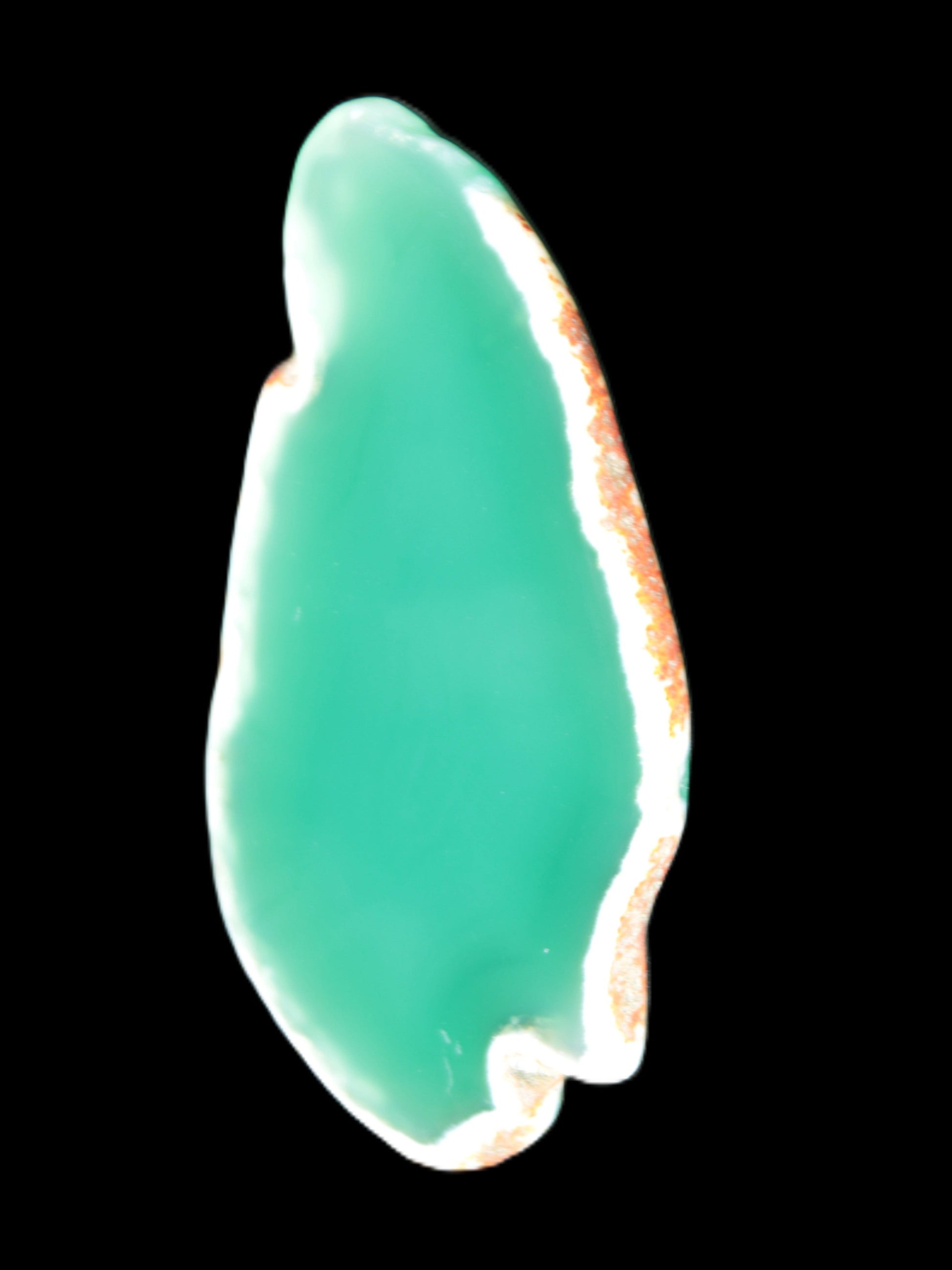 Green Agate 70*5*40mm slice 24g Rocks and Things Store