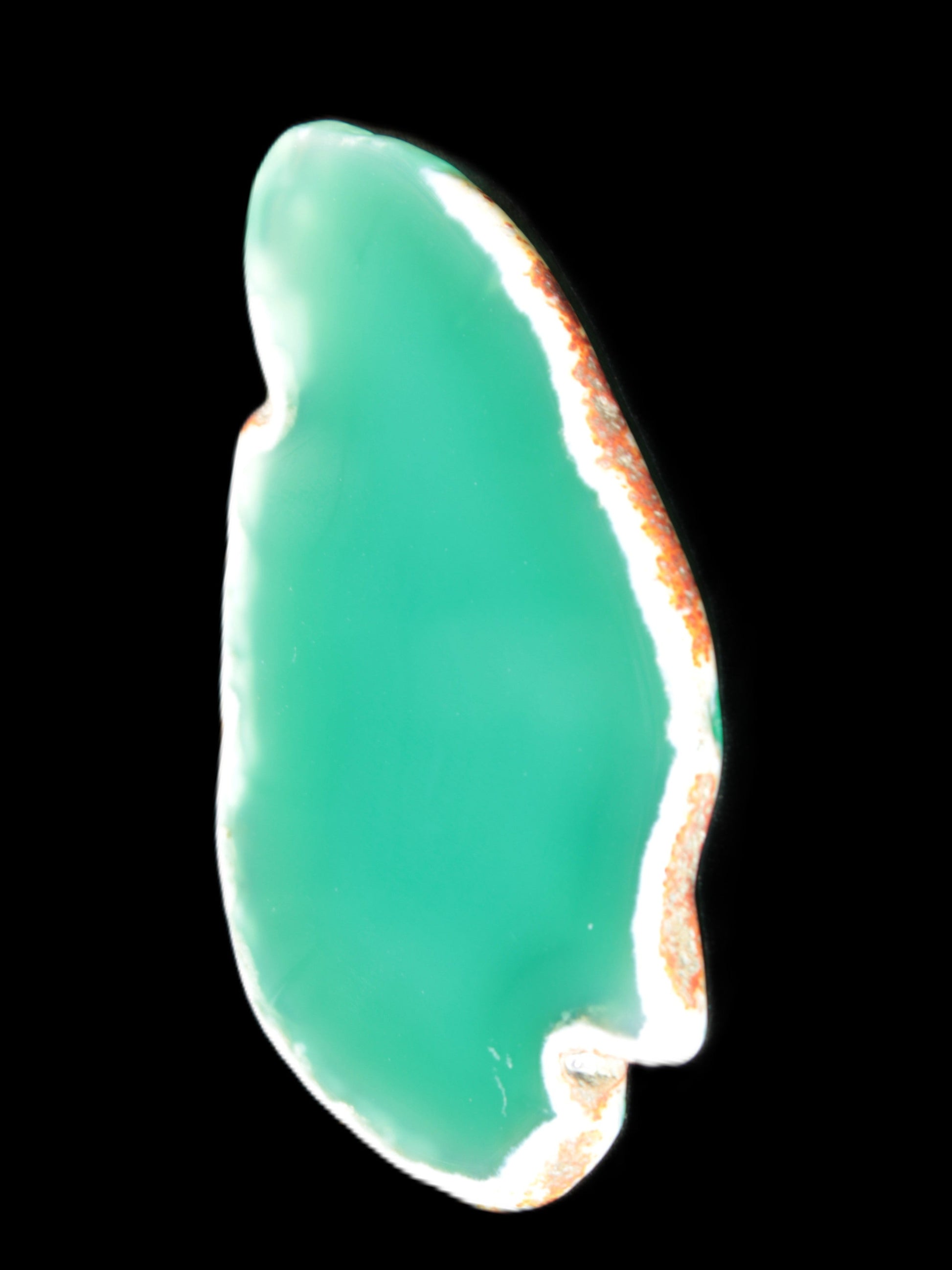 Green Agate 70*5*40mm slice 24g Rocks and Things Store
