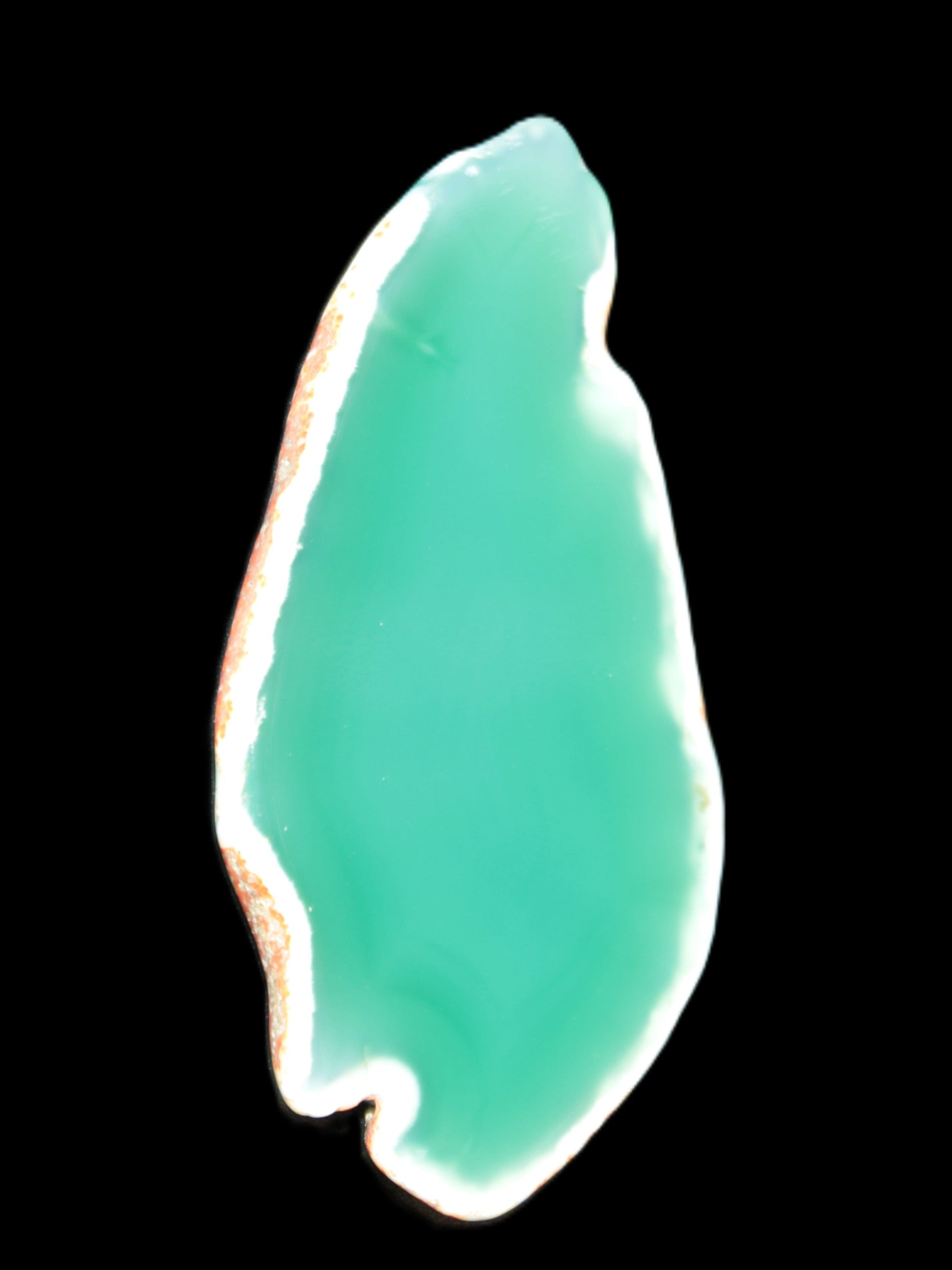 Green Agate 70*5*40mm slice 24g Rocks and Things Store