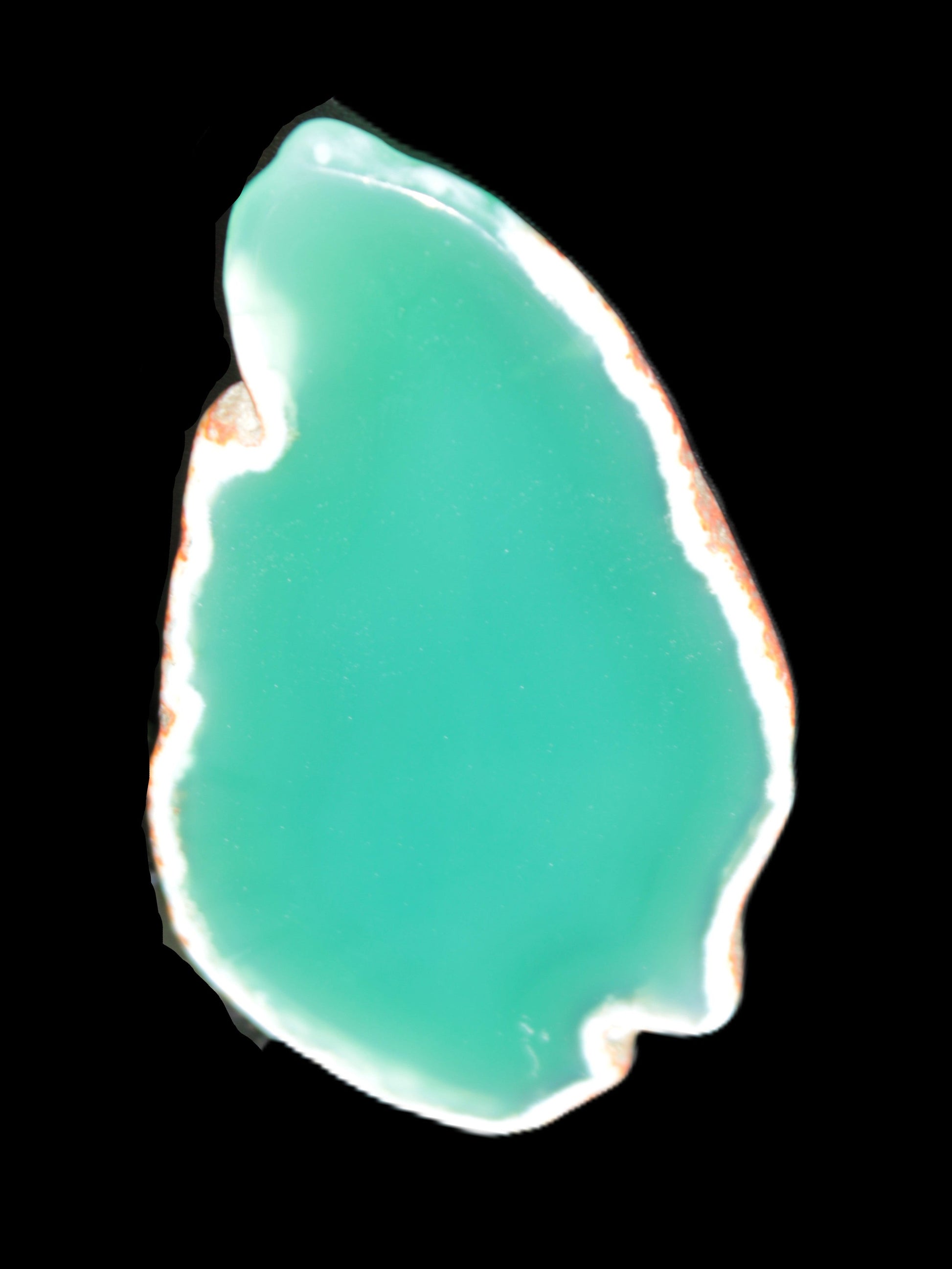 Green Agate 70*5*40mm slice 24g Rocks and Things Store