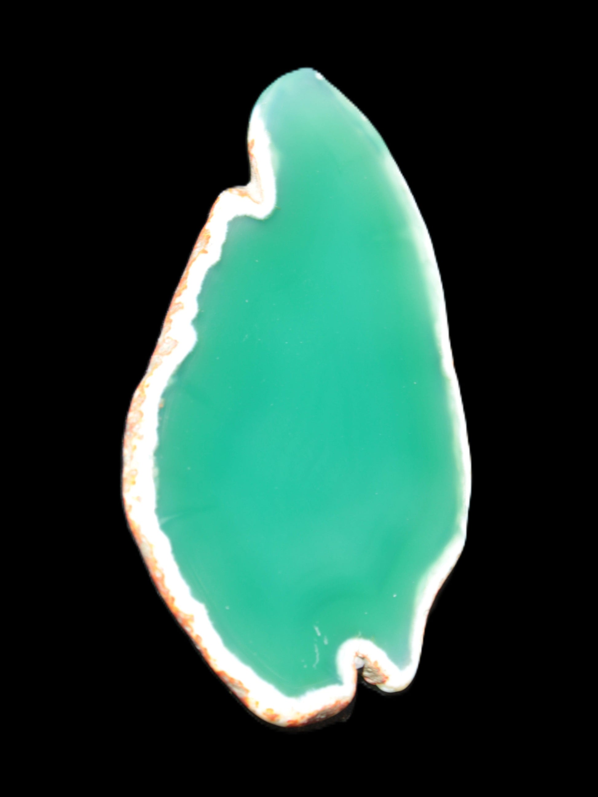 Green Agate 70*5*40mm slice 24g Rocks and Things Store