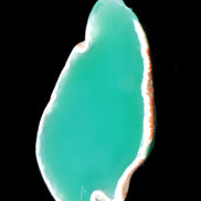 Green Agate 70*5*40mm slice 24g Rocks and Things Store