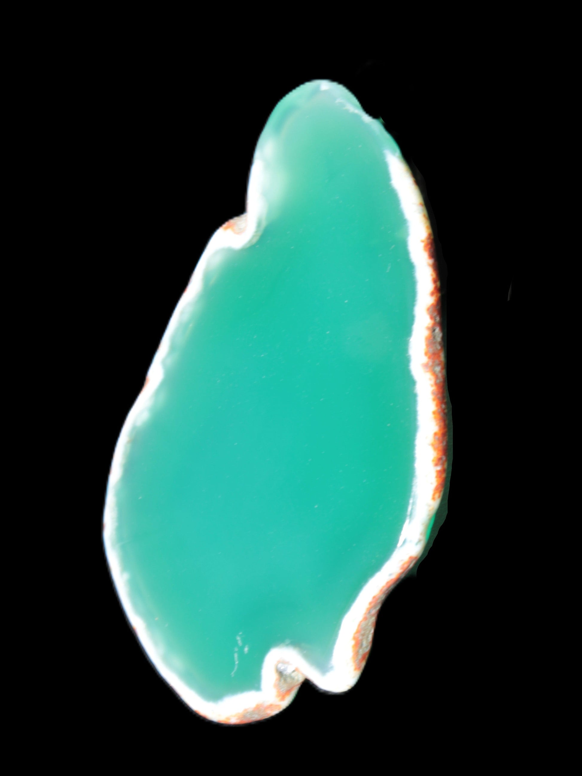 Green Agate 70*5*40mm slice 24g Rocks and Things Store