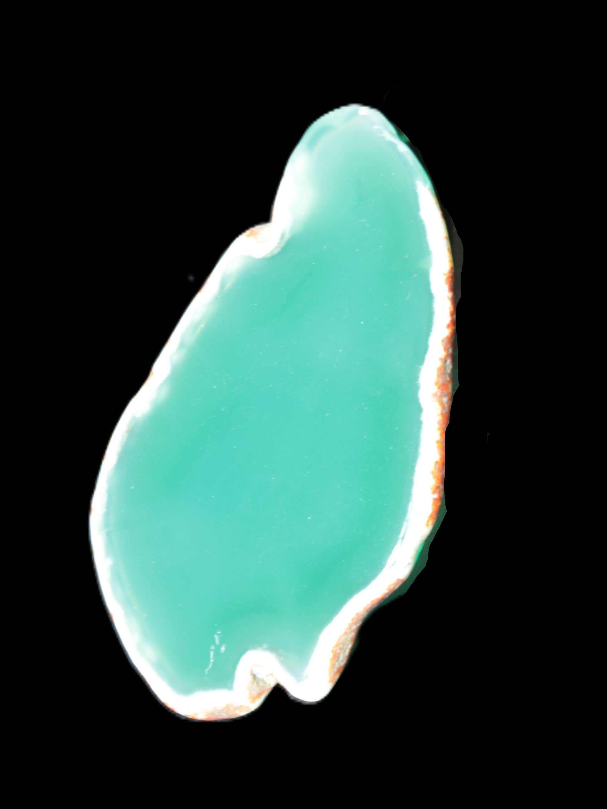 Green Agate 70*5*40mm slice 24g Rocks and Things Store