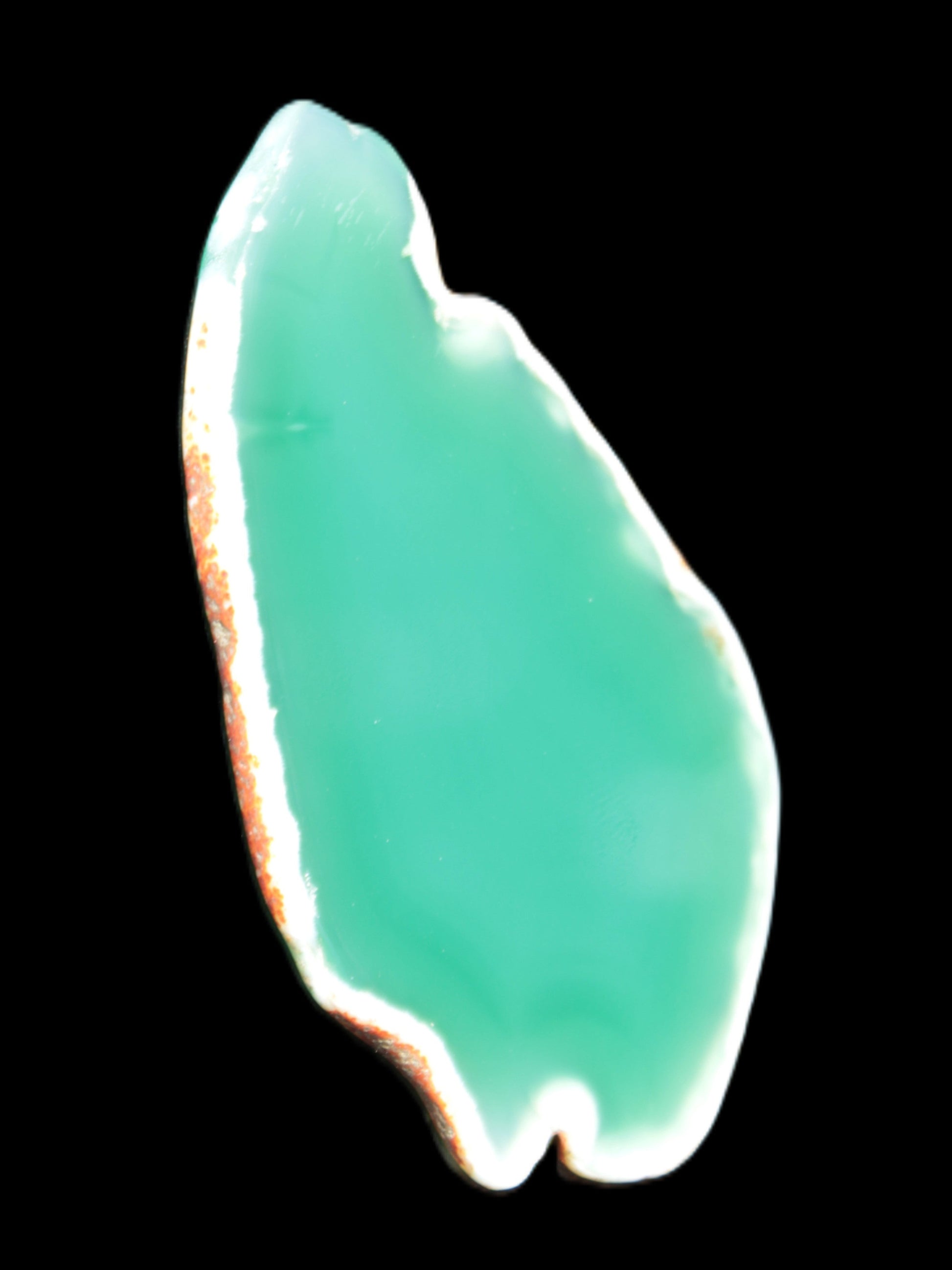 Green Agate 70*5*40mm slice 24g Rocks and Things Store