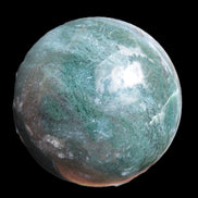Moss Agate sphere 103mm 1897g in sunlight - Rocks and Things Store