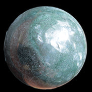 Moss Agate sphere 103mm 1897g in sunlight - Rocks and Things Store