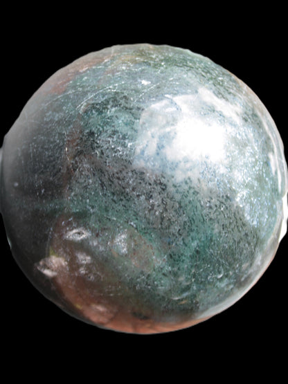 Moss Agate sphere 103mm 1897g