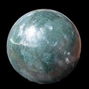 Moss Agate sphere 103mm 1897g in sunlight - Rocks and Things Store