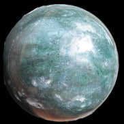 Moss Agate sphere 103mm 1897g in sunlight - Rocks and Things Store