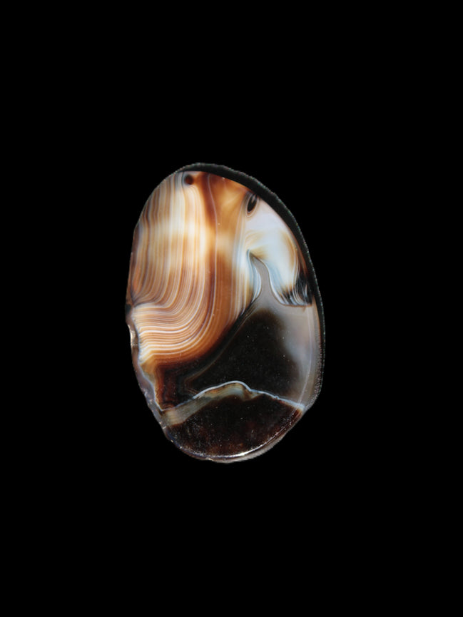 Crazy Lace Agate from Madagascar slice 47*4*29mm 15.8g Rocks and Things Store